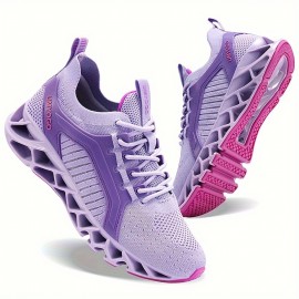 Women's Breathable Athletic Shoes, Casual Low Top Gym Fitness Sneakers, Comfortable Running & Walking Trainers