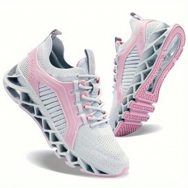 Women's Breathable Athletic Shoes, Casual Low Top Gym Fitness Sneakers, Comfortable Running & Walking Trainers