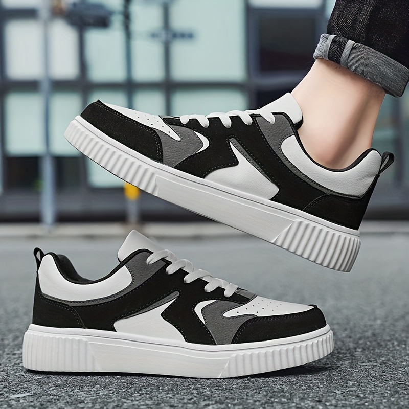 mens skate shoes with good grip lace up sneakers mens footwear men s shoes temu details 8